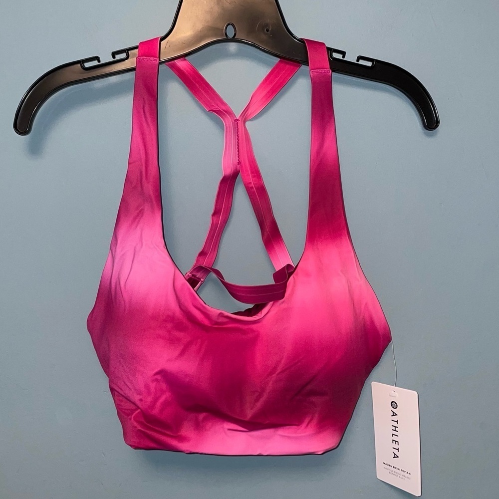 Athleta Malibu Bikini Top A-C Cup Size XL